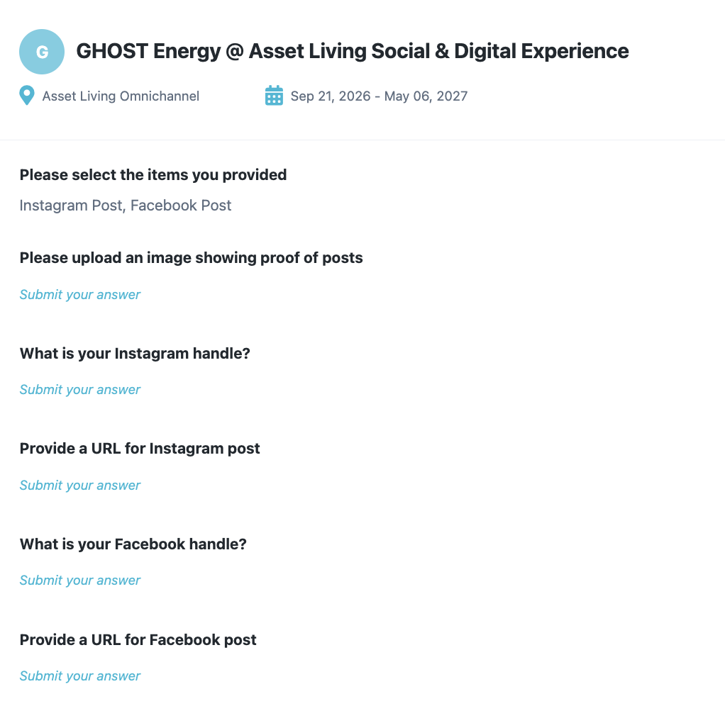 Digital recap: choosing deliverables